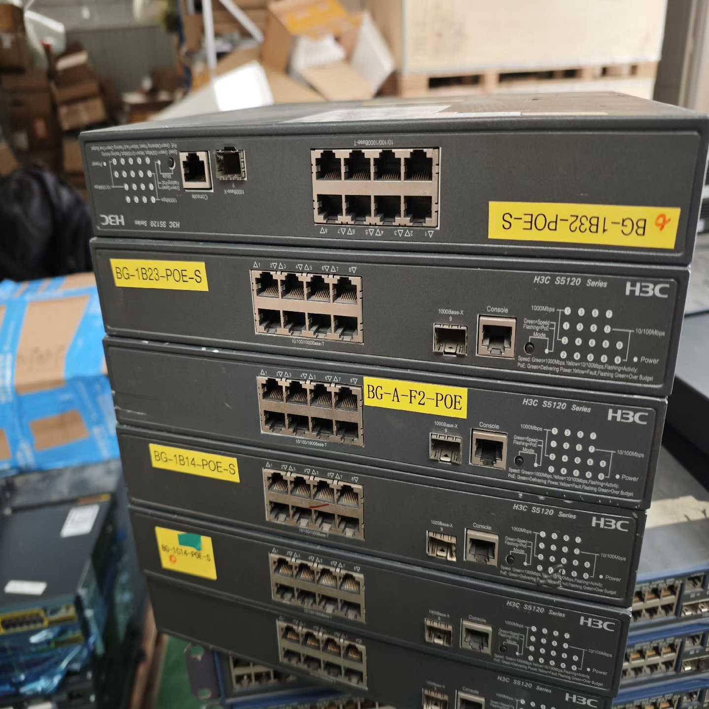 询价~H3C S5120-9P-HPWR-SI 8口全千兆交换机P