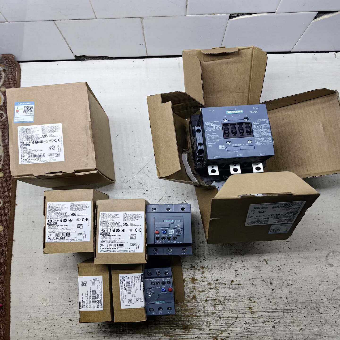 全新西门子3RT5055-6AV36接触器--议价商品