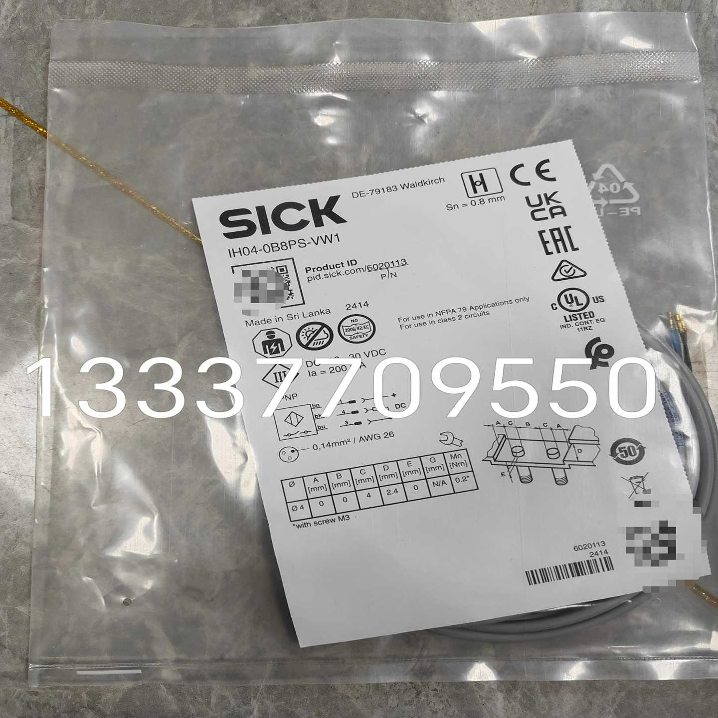 6020113IH04-0B8PS-VW1询价