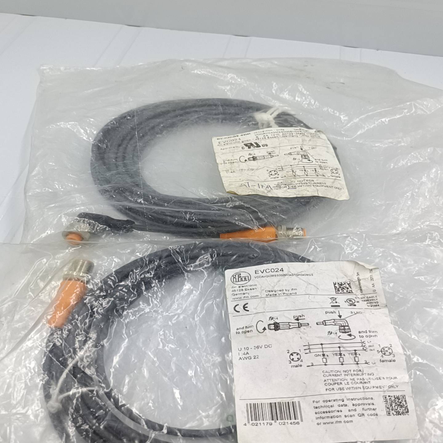 IFM易福门EVC024  2条    EVC014  1条~询价