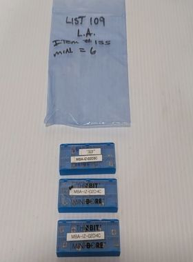 Lotof26THINBITminiborecarbideinserts:8xMBA-IZ-02D3C