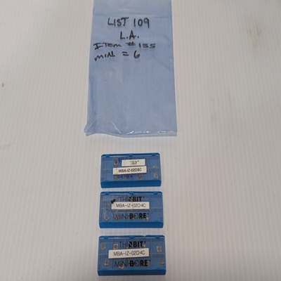 Lotof26THINBITminiborecarbideinserts:8xMBA-IZ-02D3C