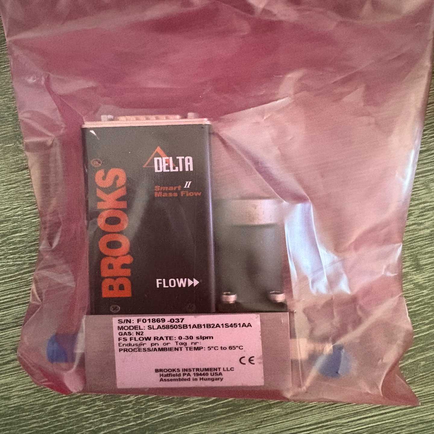 【议价】BROOKS SLA5850S氮气0-30splm捷佳创氮气