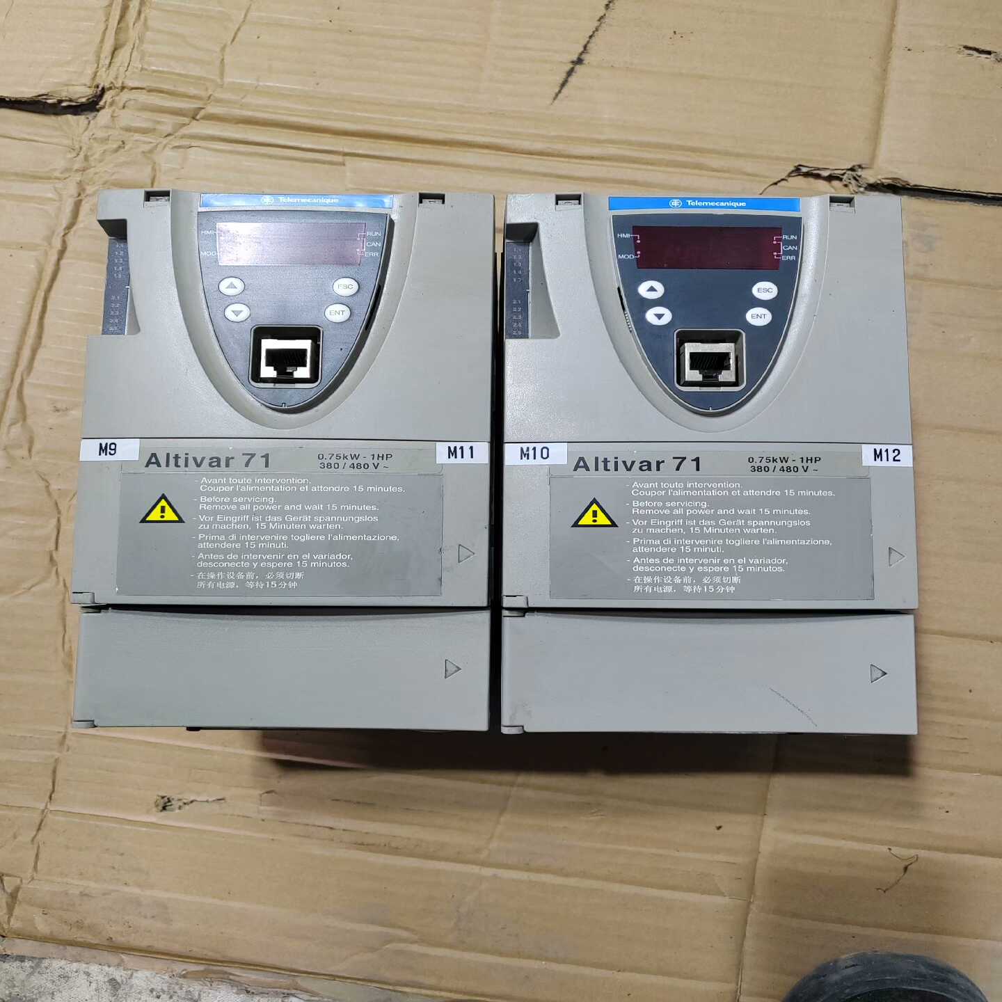 议价施耐德变频器0.75KW，ATV71H075N4Z，原装拆机