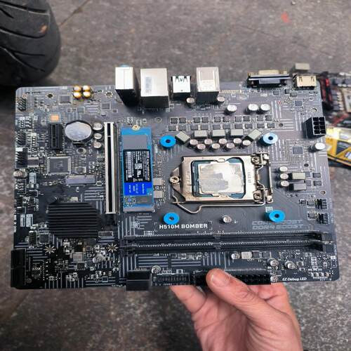 议价铭瑄h510m BOMBER主板出一块拆机的铭瑄h510m