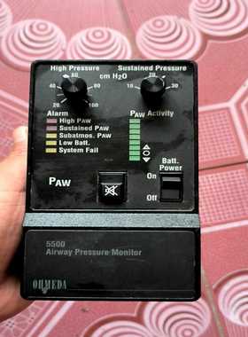 OHMEDA 5500气道压力监测器，后面壳烂了，问题不大，（地坛设