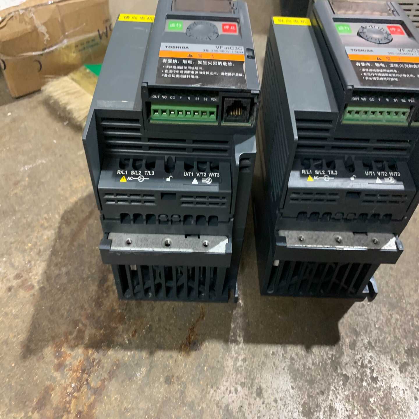 议价东芝VF-NC3C变频器1.5KW，实物拍摄，功能完好没修，