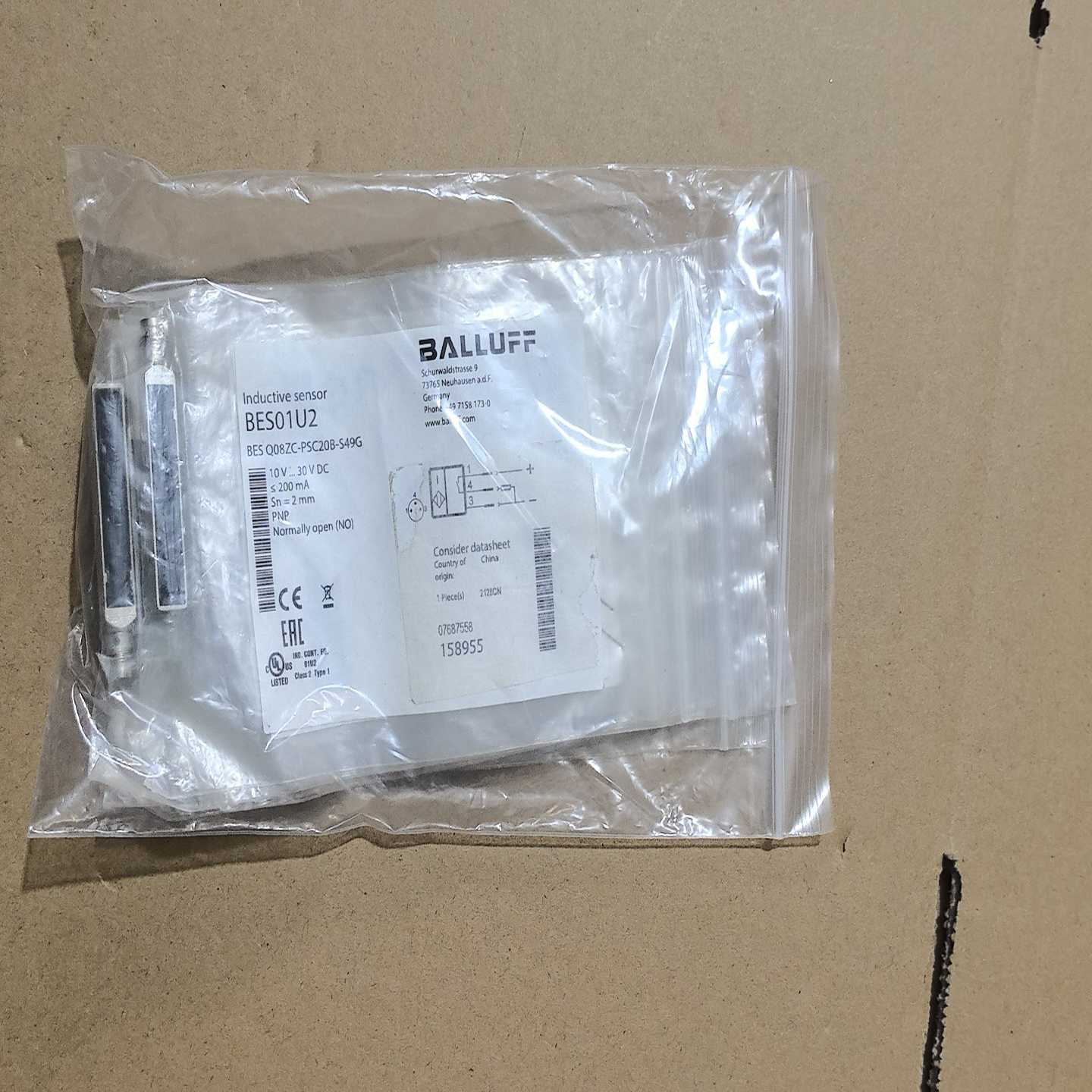 BES01U2巴鲁夫接近开关传感器BESQ08ZC询价