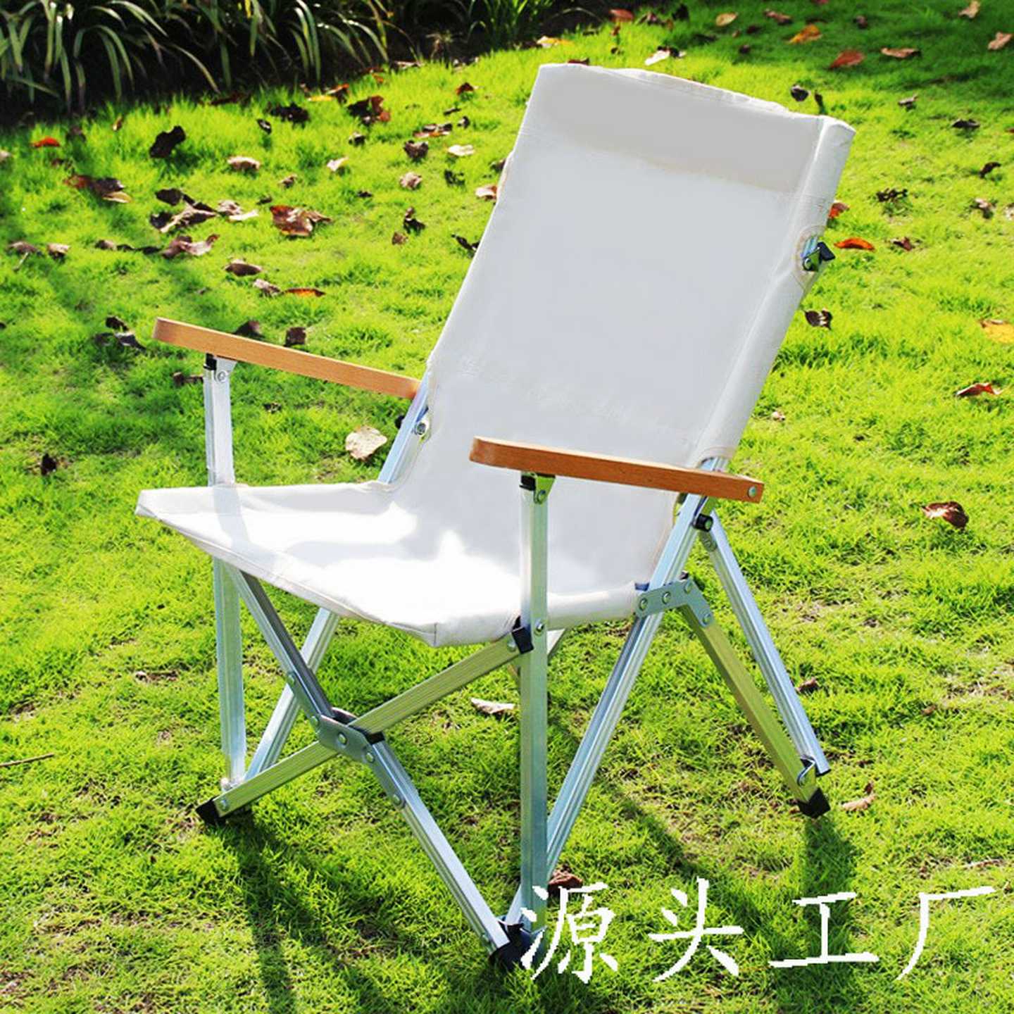 户外折叠椅弯弯椅便携钓鱼休闲露营牛津布躺椅高背铝合金海狗椅
