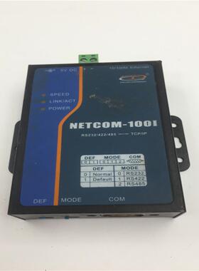 ZHIYUAN串口服务器NETCOM-100I RS232422485-TCPIP 实拍 现货