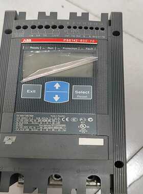 ABB软启动器PSE142-600-70，实物拍摄，功能完好--议价商品