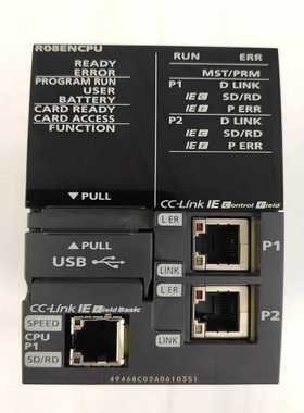 三菱R系列PLC模块R08ENCPU功能正常99成新年份新--议价商品