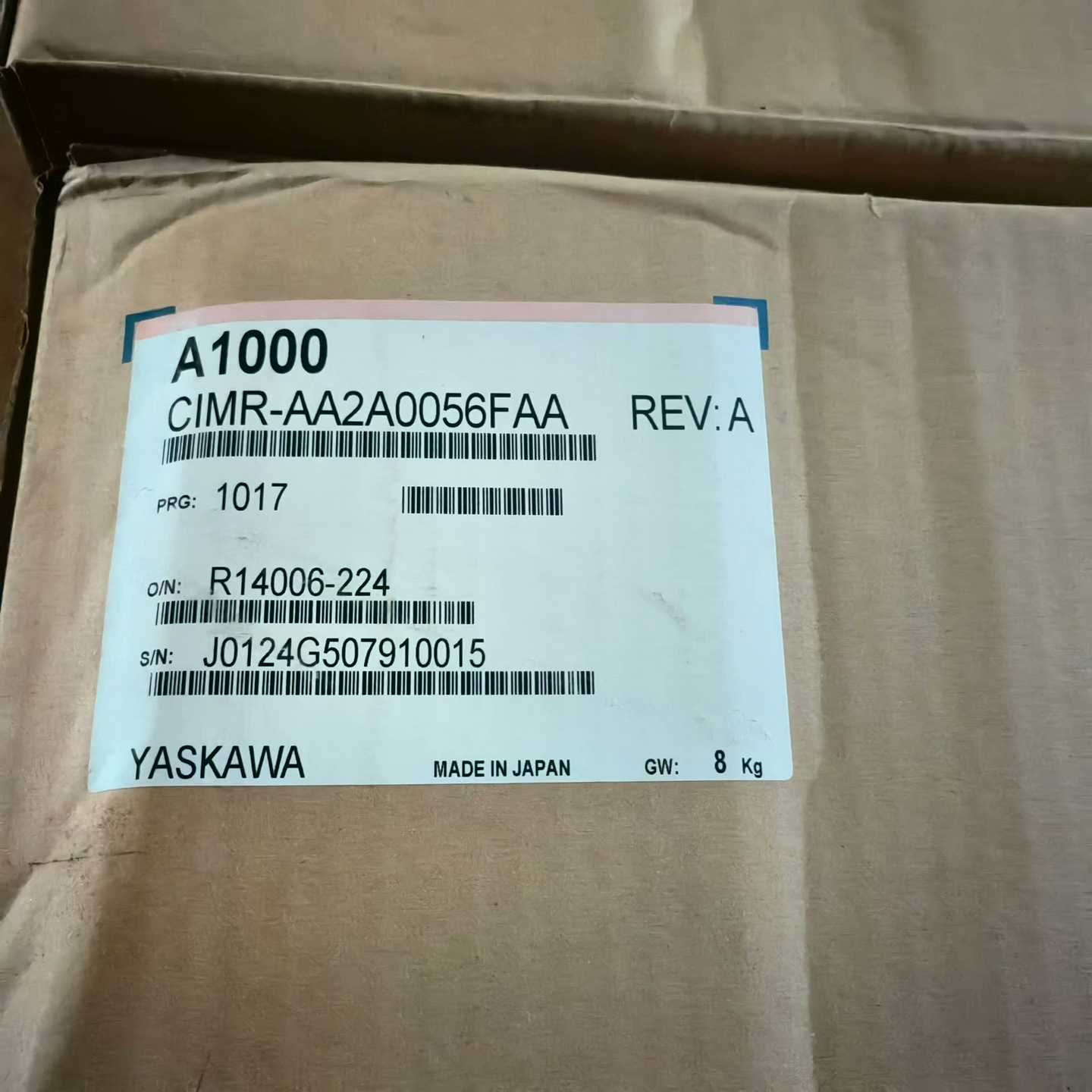 全新原装安川变频器A1000系列CIMR-AA2A0056F--议价商品