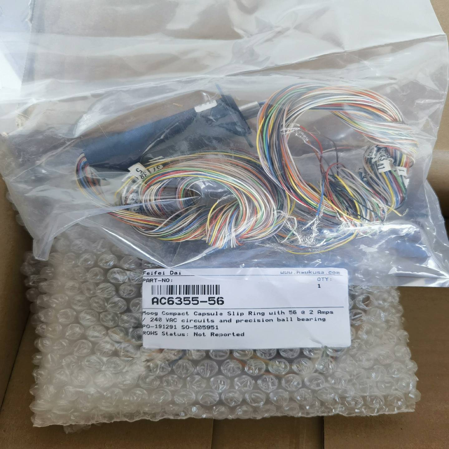 MOOG穆格滑环AC6355-56，！【询价】