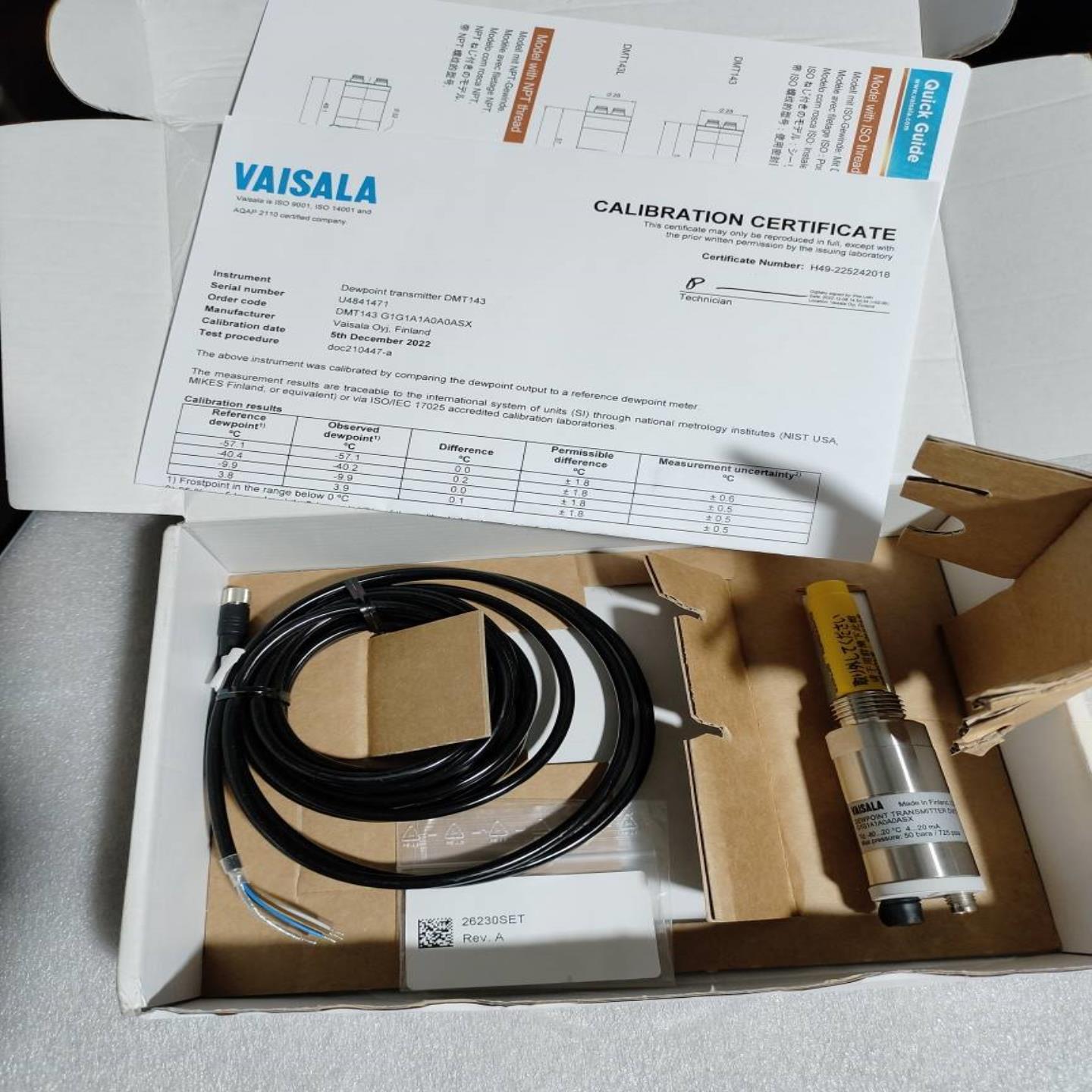 VALSALA维萨拉露点仪DMT143传感器