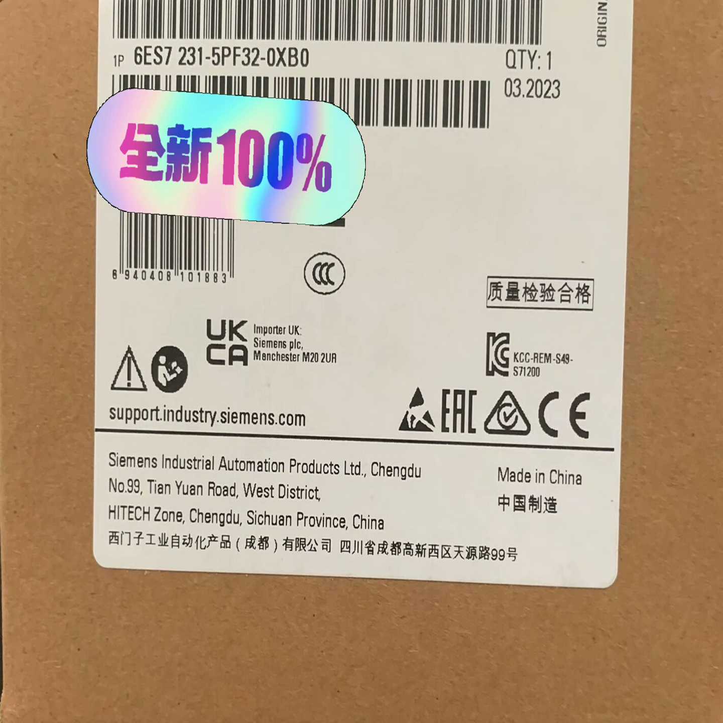 6ES7231-5PF32-0XB0S7-1200适用