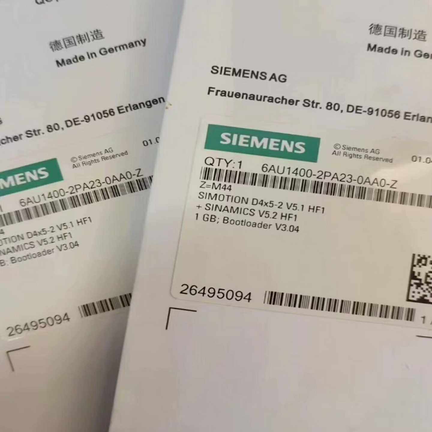 【议价】6AU1400-2QA20-0AA0-ZM44适用