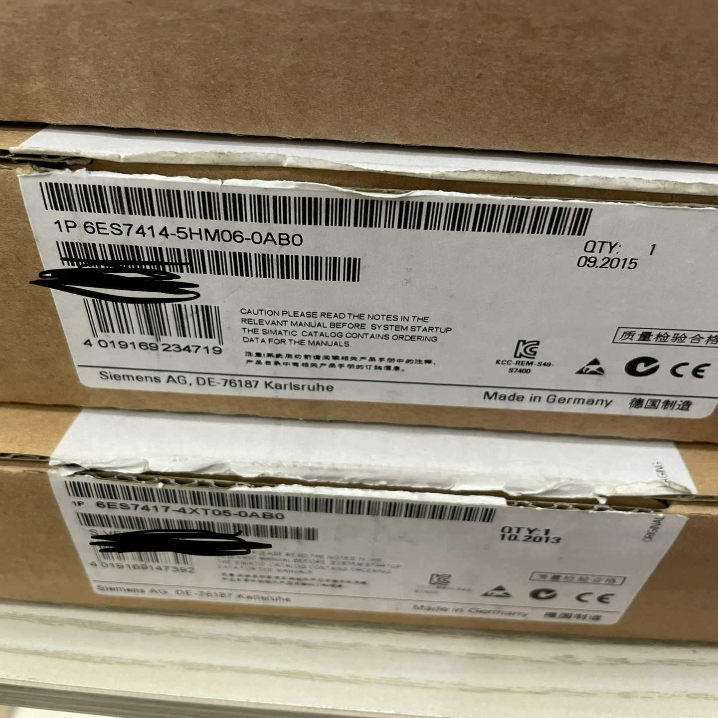 6ES7417-4XT05-0AB0开封和裸询价