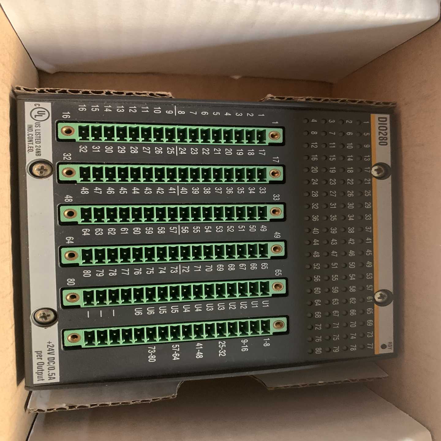 巴赫曼DIO280输入输出模块，全新带包装，现货有需要来秒。--议价