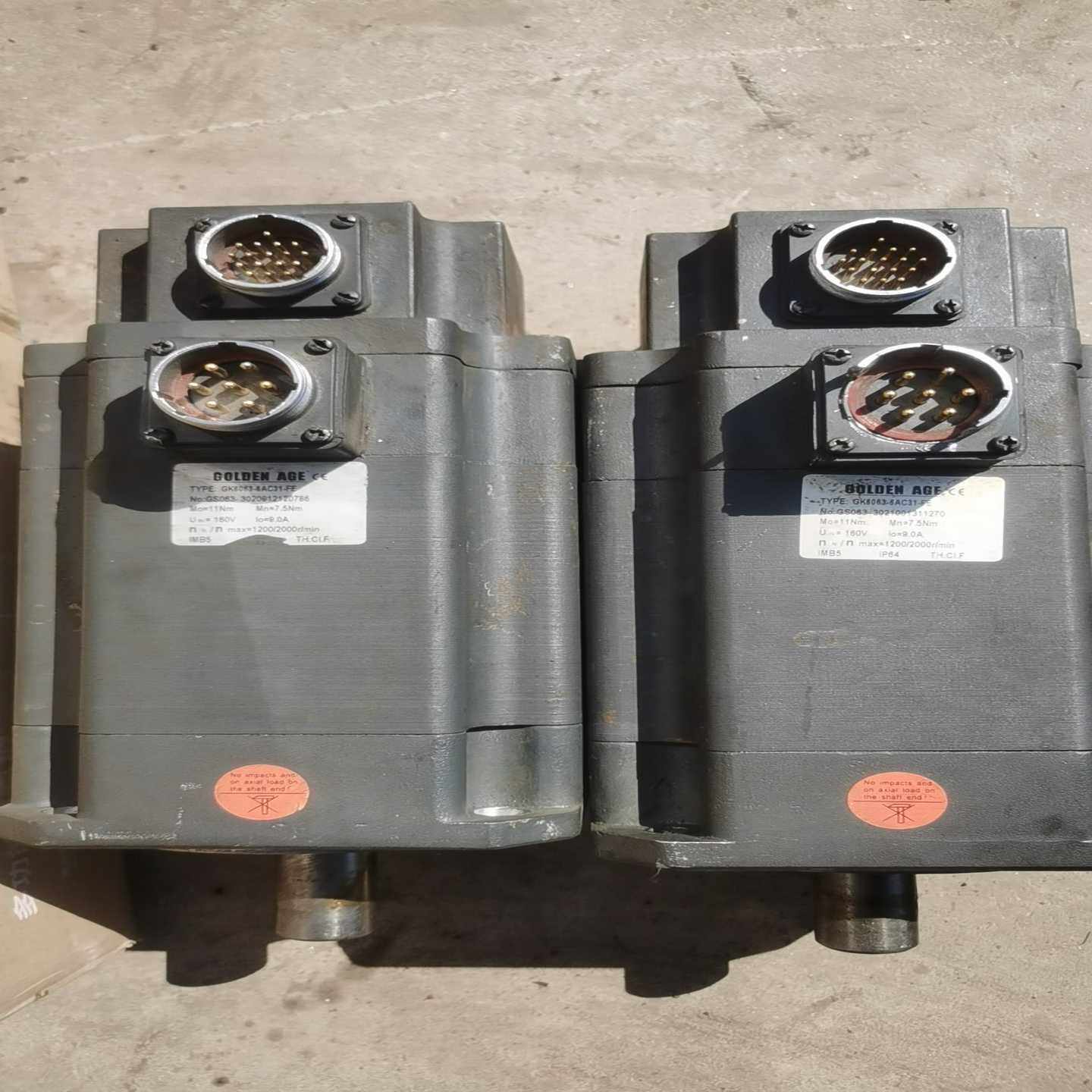 登齐伺服电机GK6063-6AC31-FE成色如图包好--议价商品