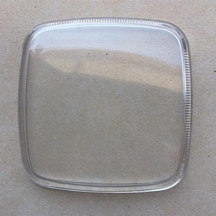 新源胶轮式挖掘机远山挖机65 75-8-9前转向大灯LED灯方形玻璃灯罩