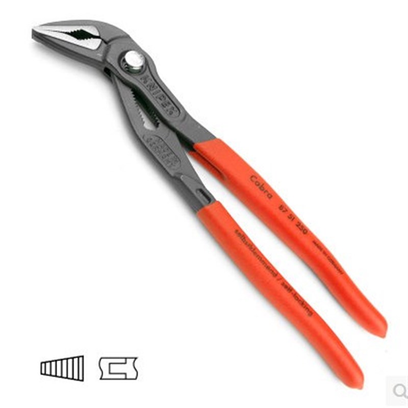 KNIPEX凯尼派克 水泵钳87 51 250 细长型德国原装进口8751250