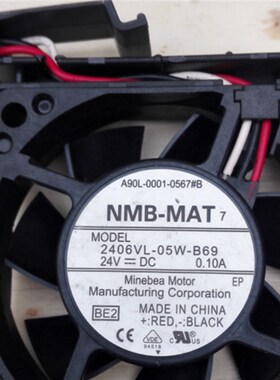 FANUC发那科风扇2406VL-05W-B69 6015 24V0.10A A90L-0001-0552#A