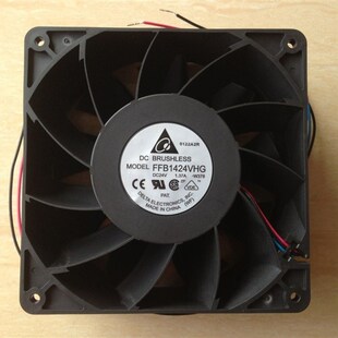 DELTA FFB1424VHG 14050 14CM 24V 1.37A 三线大风变频器风扇