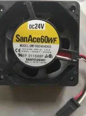 SanAce60 A90L-0001-0569 9WF0624H4D05 24V 0.15A发那科风扇6025