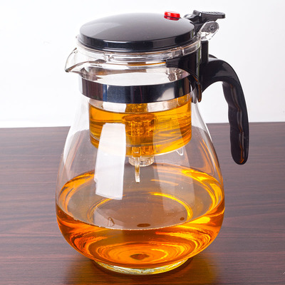 耐热玻璃飘逸杯泡茶壶可拆洗内胆 花茶玲玲杯直压式包邮茶具组
