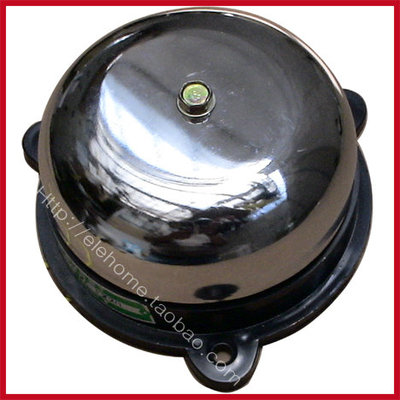 3寸吋75mm220VAC交流内击式电铃消防报警铃钟告警器响铃铛