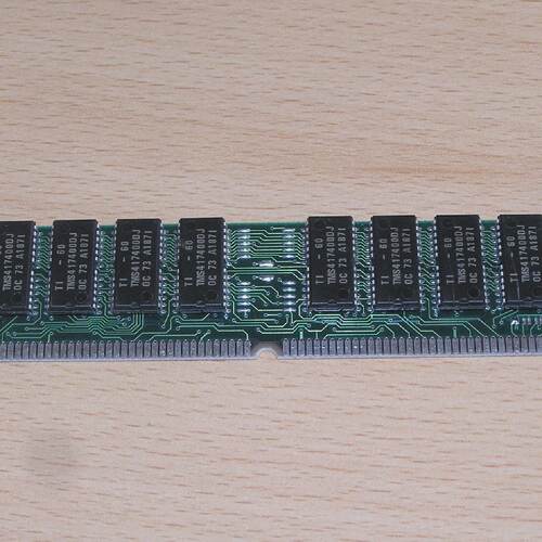 Texas Instruments TM497BBK32S60 16MB 72pin Single Sided SIMM