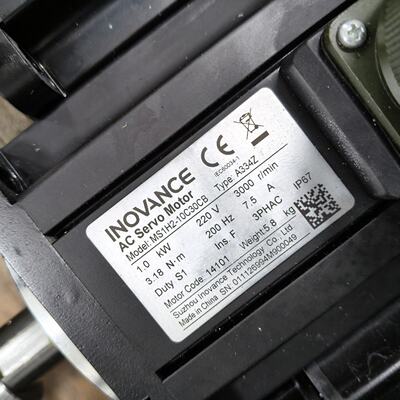 议价Inovance 1Kw Servo Motor With Brakes Beautiful Color Goo