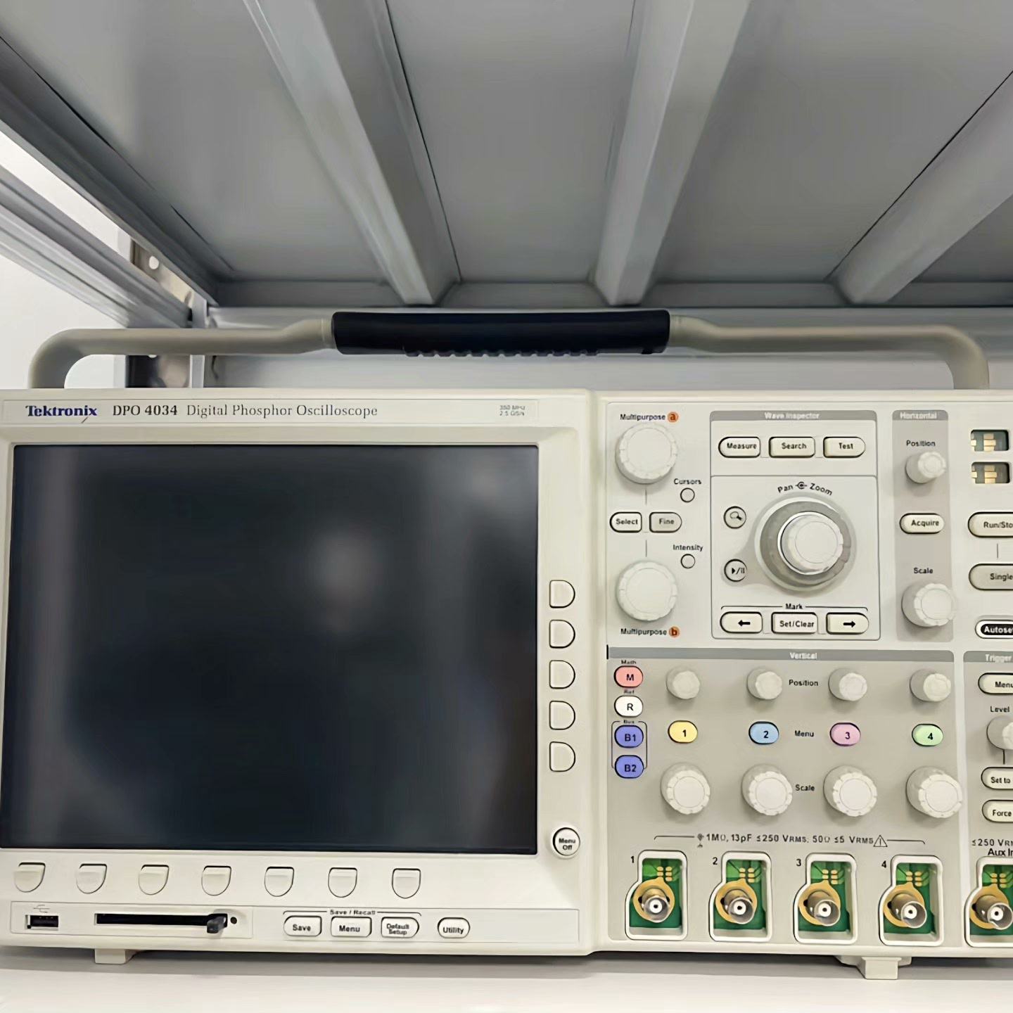 泰克mso4034示波器，自检通过，四通道测试方波正常，图二议价