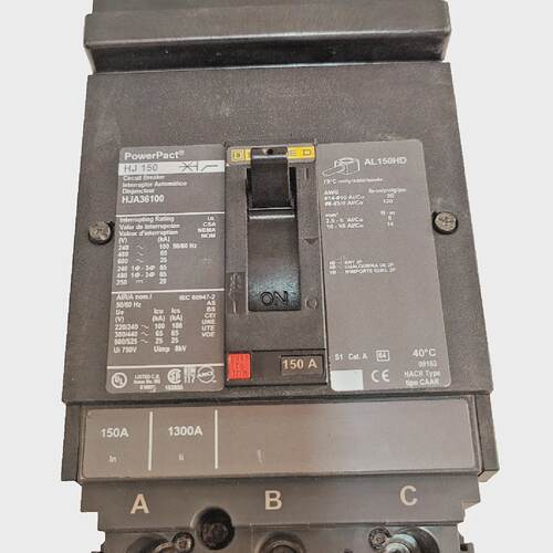 *New no Box* Square D HJA36100 Circuit Breaker 100A I Line 3