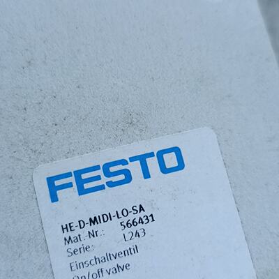 费斯托安全启动阀566431   HE-D-MIDI-LO---议价商品