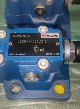 华德液压溢流阀型号DB20150B315蓝色外壳议价