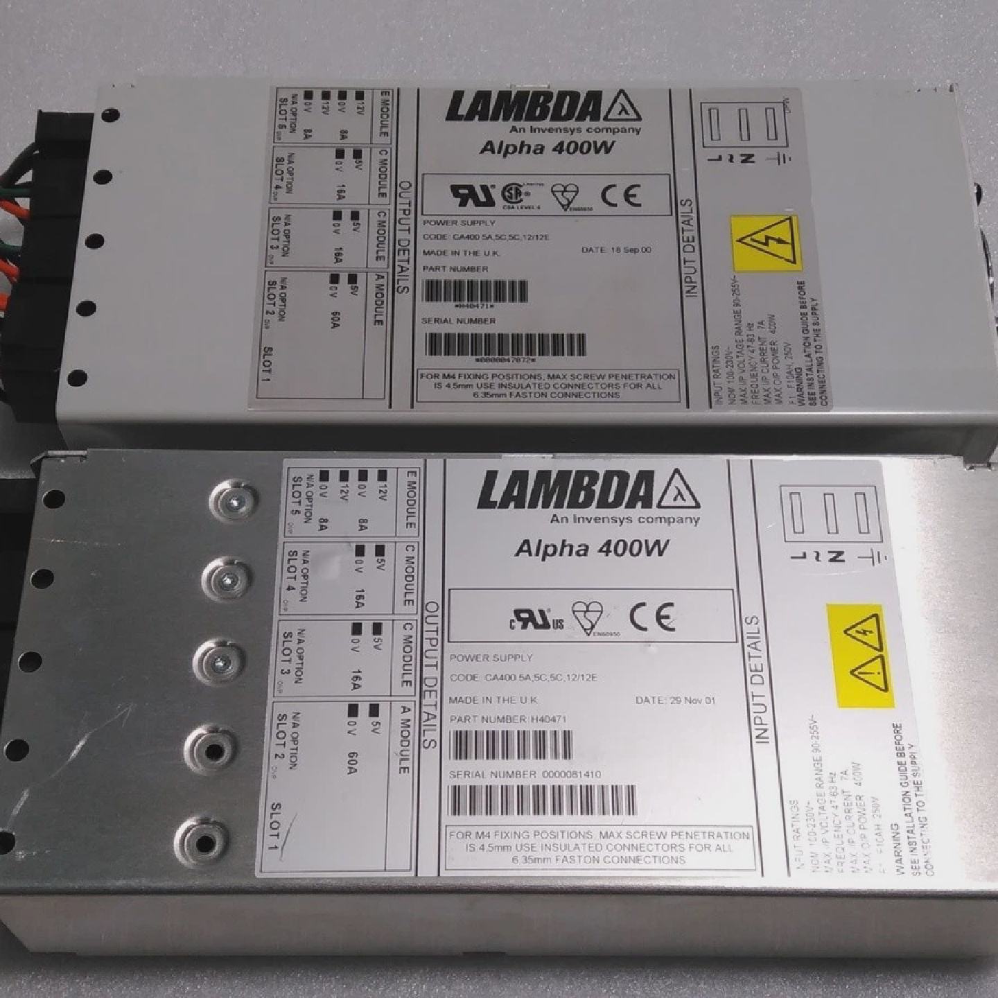 二手LAMBDAH40471电源供应400W1140A00001件