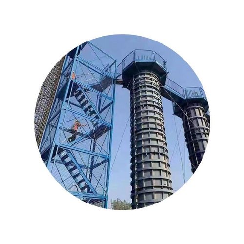 盖梁平台建筑工地基坑爬梯Z型走廊箱式路桥施工安全梯笼箱式马道