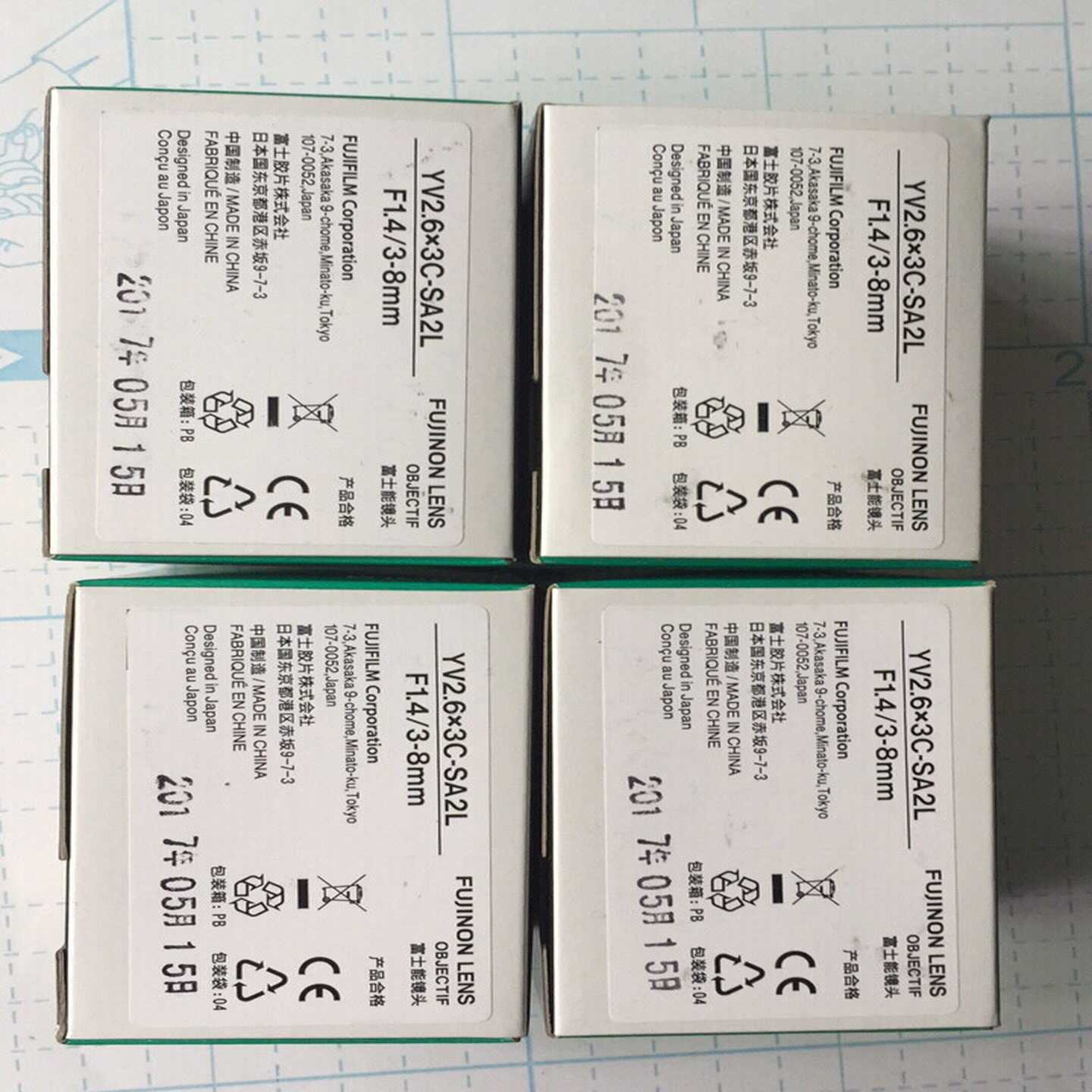 正品富士能镜头 YV2.6x3C-SA2L 自动光圈3-8m--议价商品