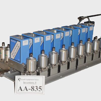Millipore Tylan FC2979MEP5 8 Station MFC Mass Flow Controlle