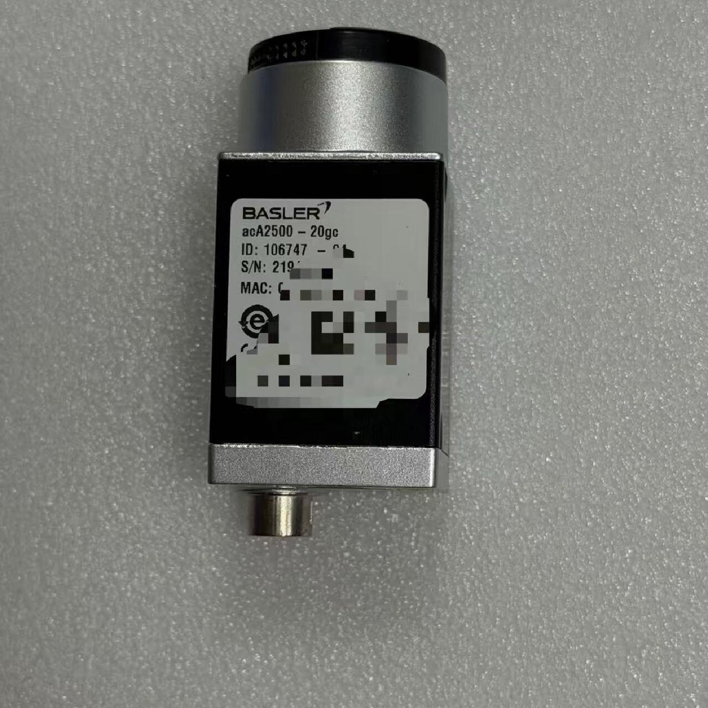 德国工业相机acA2500-20gc，成色冲新。500万全局—议价