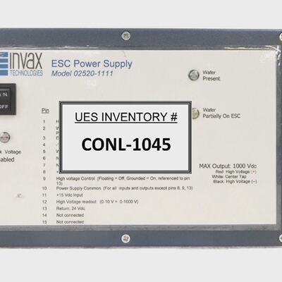 Invax Technologies 025201111 ESC Electrostatic Chuck Power S