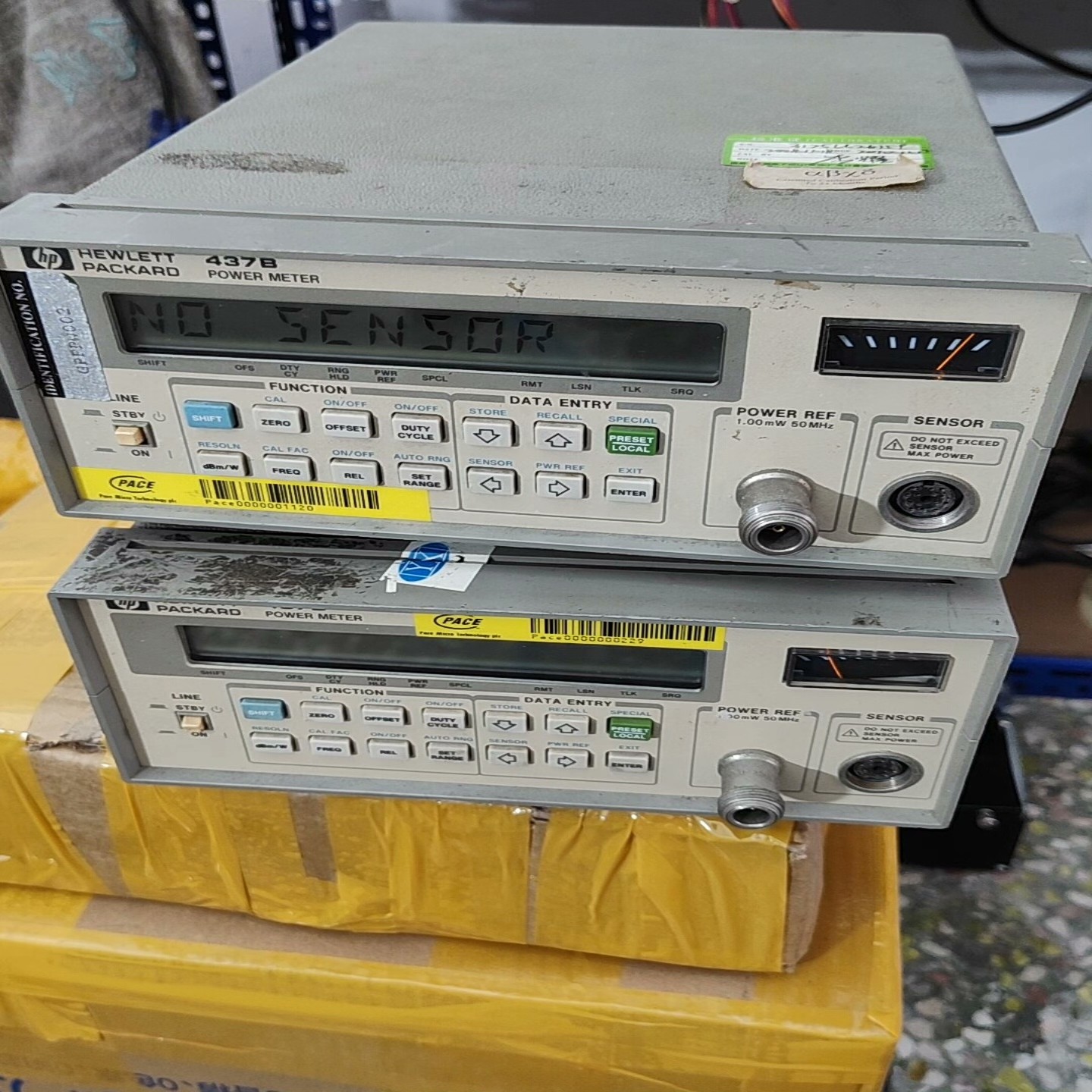 【请询价】惠普Hp437B功率计功能正常无探头裸机价一台通电正