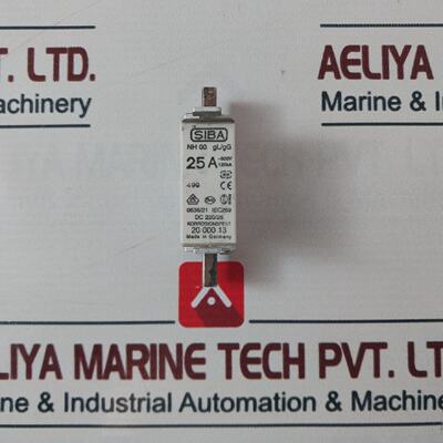 SIBA NH00 GLGG Fusible 25A 500V AC 120kA