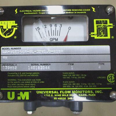 Universal Flow Monitors MXVLE15GM8L32V10A1WR Universal No. 1