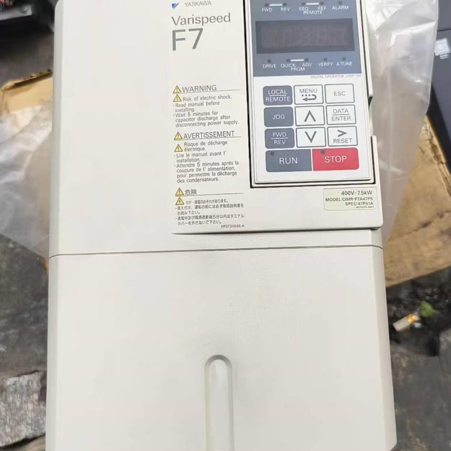 配件CIMR-F7A27P5 CIMR-F7A4011 安川变频器现货包邮咨询议价议价