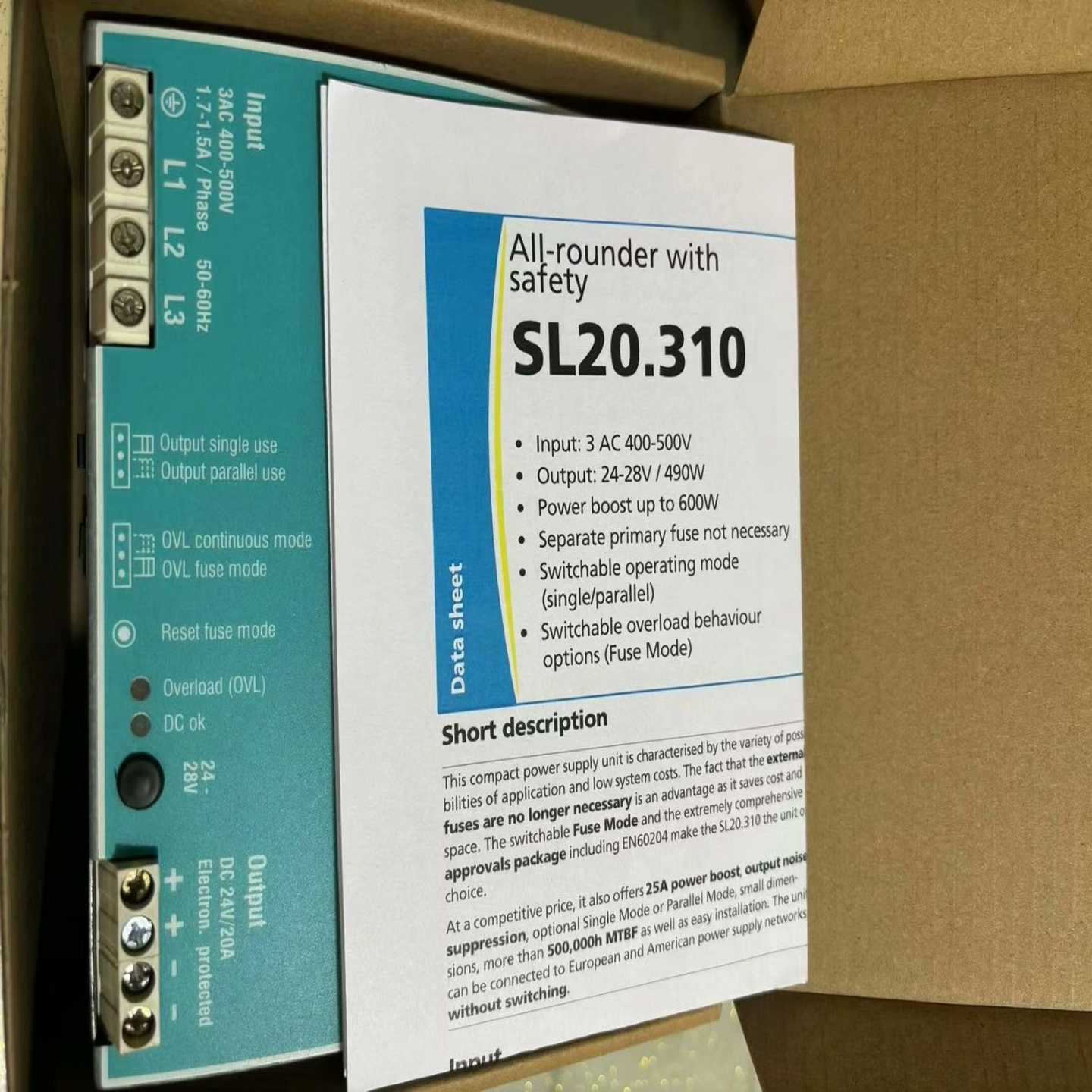 普尔世开关电源SL20.310 ~询价