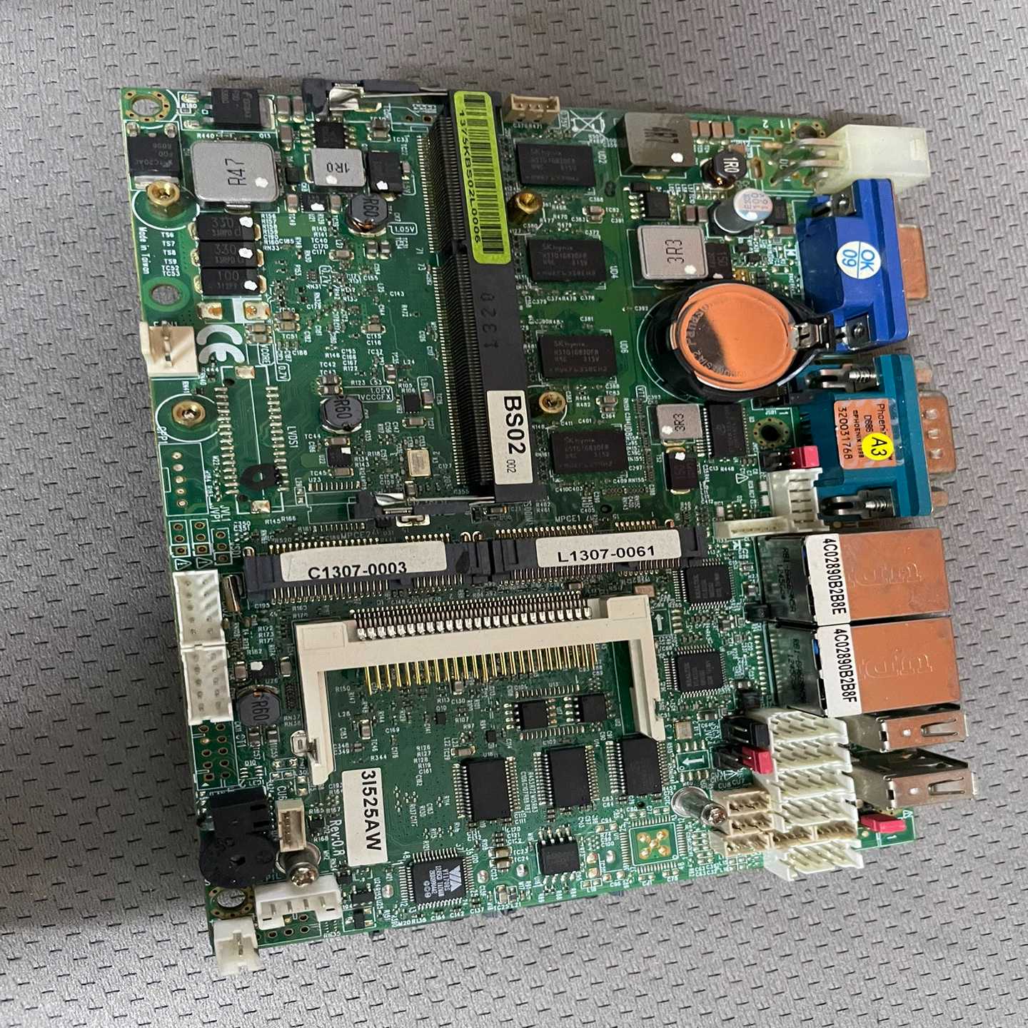 台湾工业设备主板3I525AWL1307双网卡设议价