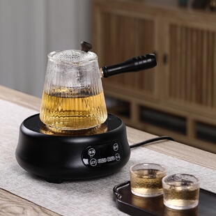 电陶炉家用不挑壶围炉煮茶器耐高温玻璃烧水煮茶炉大功率 智能新款